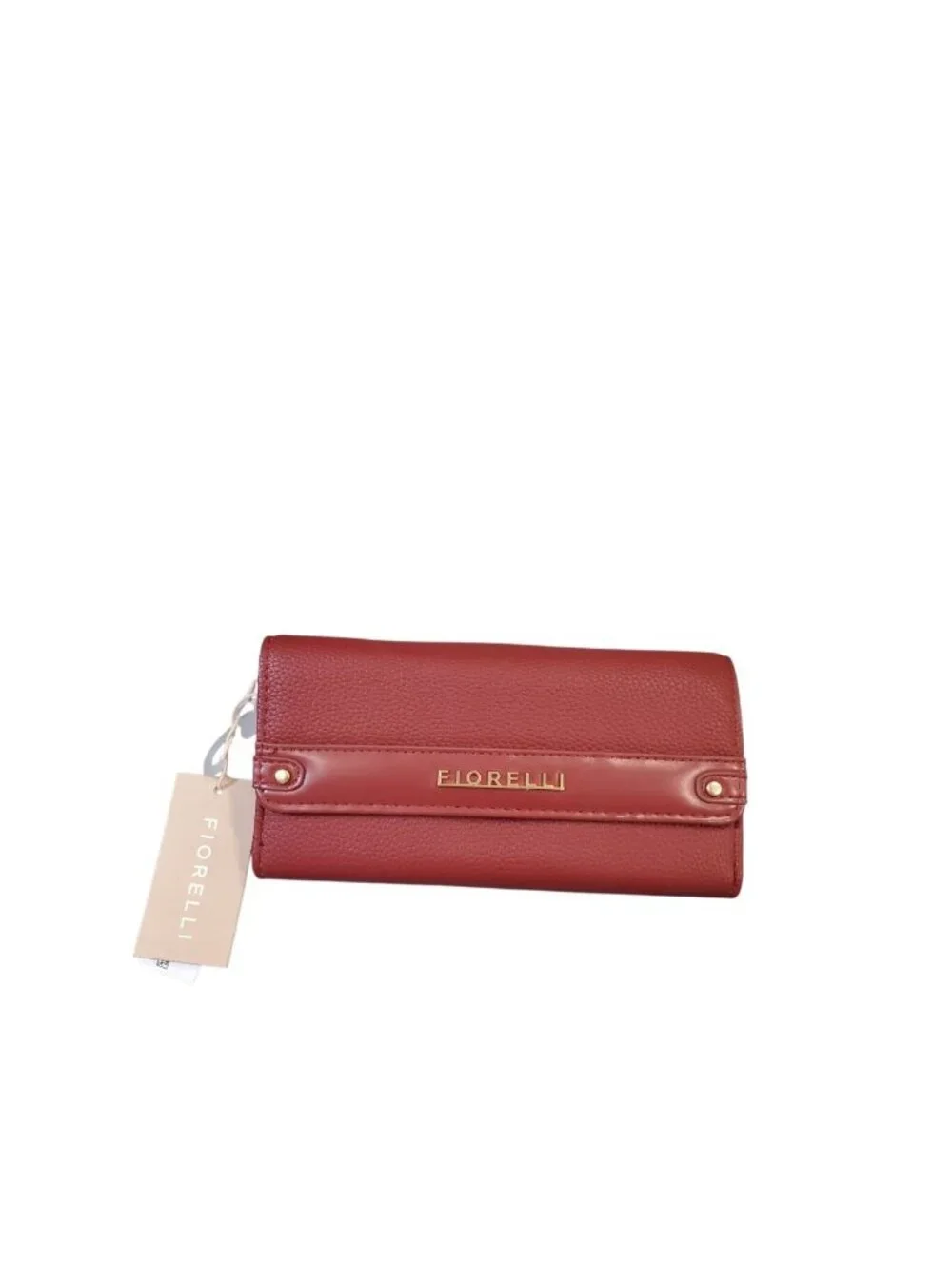Fiorelli Red Pebbled Vegan Leather Shoulder Bag Hobo & Matching Wallet Set